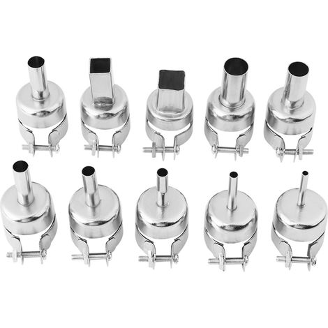 Kit de 10 buses pour pistolet thermique, outils de réparation pour stations de soudage à air chaud (1/5)