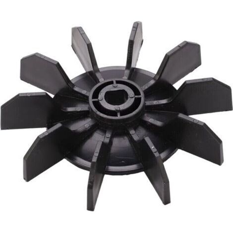 Roue de ventilateur moteur électrique, petit compresseur d'air pale de ventilateur accessoires pour Direct on Line Moteur compresseur d'air comprimé 14 mm Arbre 135 mm Diamètre extérieur