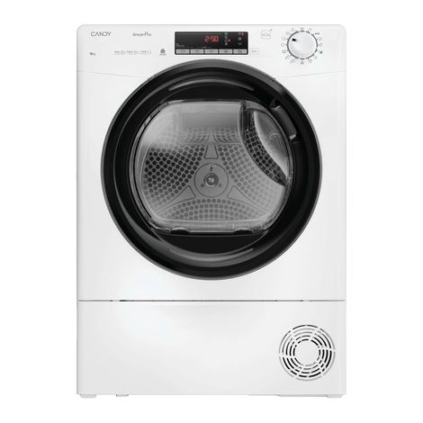 Candy SMART PRO, Asciugatrice 10 KG, Classe D, Bianco, Inverter, Refresh, Wi-Fi, CRO EH10N2TBE-S
