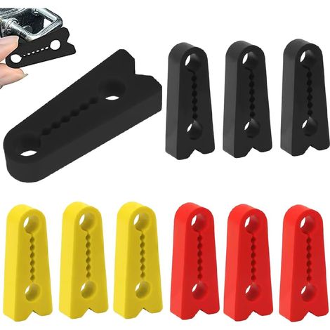 9 Pcs Silicone Car Door Shock Absorbers, Anti-collision Pads and Noise Reducers, Door Lock Protector Pads (1/5)