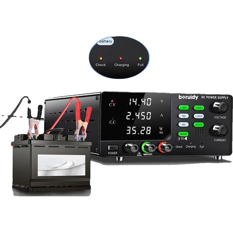 Fuente de alimentación de CC, voltaje ajustable, carga inteligente, R-SPS6010C 60V10A (1/2)
