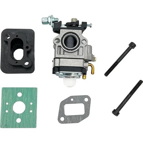 Accessoires de débroussailleuse: carburateur avec vis et Tuyau avec Joint, adapté aux Moteurs de débroussailleuse 40-5 et 44-5 (1/5)