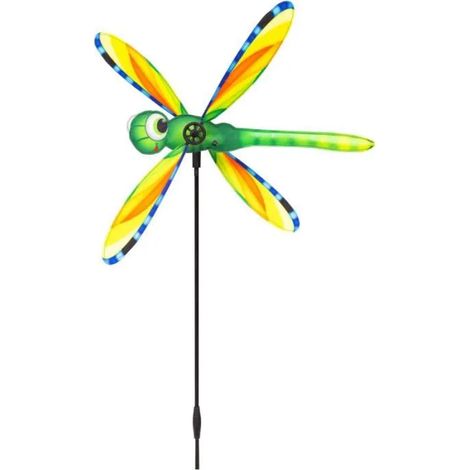 Elemento decorativo de jardín hq paddle spinner dragonfly 112 cm resistente al clima