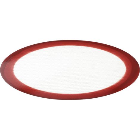 Amosfun Tapis De Cuisson Silicone Rond Antiadhésif Pour Four Plaque De Cuisson Résistante Chaleur Outil De Pâtisserie Pour Biscuits Et Meringues'1'25.4×25.4CM
