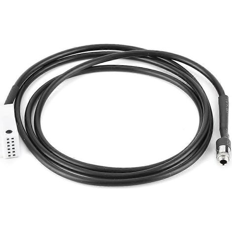 12-poliges 3,5-mm-AUX-Eingangskabel, Autoradio-Adapter, passend für Peugeot 307, 3008, 308, 407, 408, 508