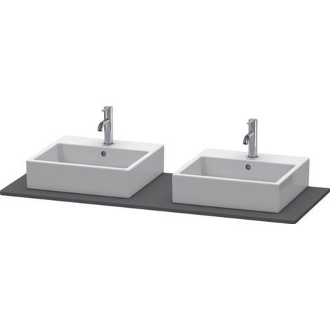 Console Duravit XSquare, 2 découpes, 1400x16x550mm, XS063GB4949 (1/3)