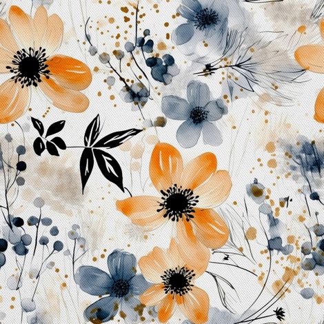 Tela decorativa para exteriores Oxford - Flores - DX2310 (1/5)