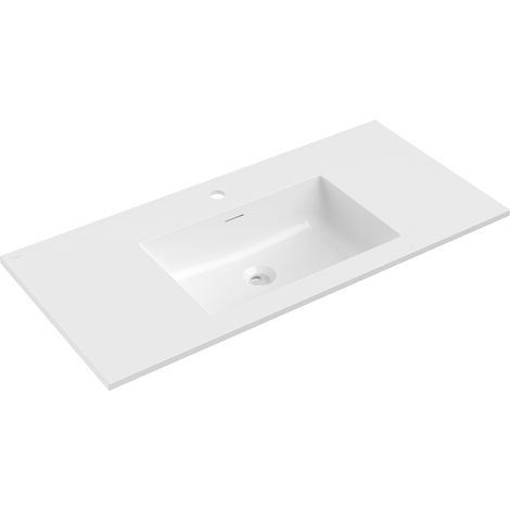 Mexen Otis Einbauwaschbecken 101 x 46,5 cm, weißer Glanz - 25181000 (1/3)