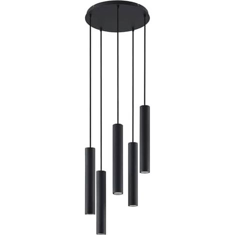 [GEBRAUCHT] Lindby Sanad Hängeleuchte Rund Schwarz Deckenlampe Deko Pendelleuchte Gu10 B-Ware