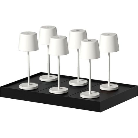 6 mini lámparas de mesa con bandeja de carga H22cm KELLY MINI (1/5)