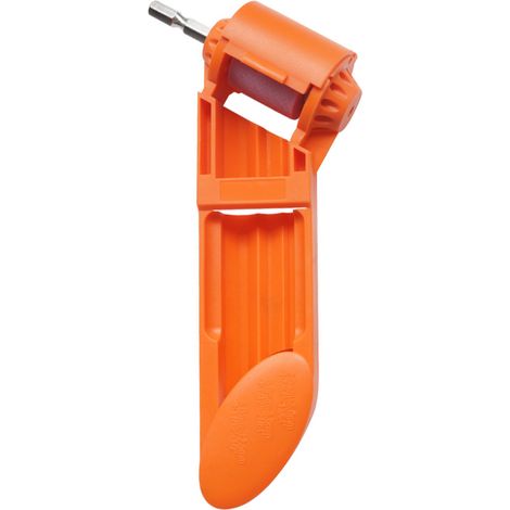 Meule portable en corindon, affûteur de forets, outil d'affûtage pour perceuse électrique, orange (1/4)