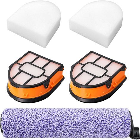 Accessori per aspirapolvere Shark WD100-201 & AW201, 3-in-1 Rotolo Pennello & Filtro Spugna, WDB1-2, WDFF1-2 (1/5)