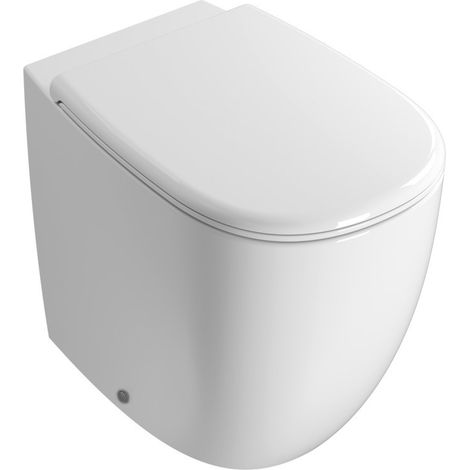 Baignoire sur pieds sans rebord 53x35 cm Globo Daily DN001BI Blanc - Céramique - Standard (1/4)