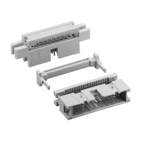 Barrette mâle (standard) série 869 TRU COMPONENTS TC-0738-26-10-0-60 Nbr total de pôles 26 Pas: 2.54 (1/2)