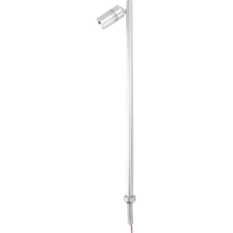 LED Vitrine à Bijoux Cabinet Spot Éclairage D'Exposition Lumière Ajustable Tête Lumineuse Alliage D'Aluminium Design Sur Pied 30cm de Hauteur avec Lumière Neutre pour Éclairage (1/5)