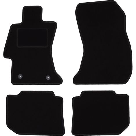 Schwarze Velours-Fußmatten für: Subaru Outback V Kombi (2014-) (1/5)