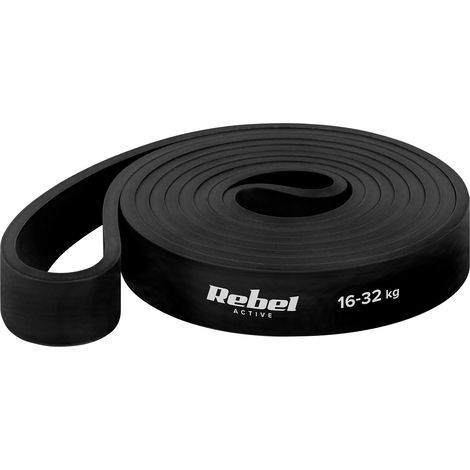 Fascia elastica di resistenza per esercizi, fascia di potenza 16-32 kg Rebel (1/5)