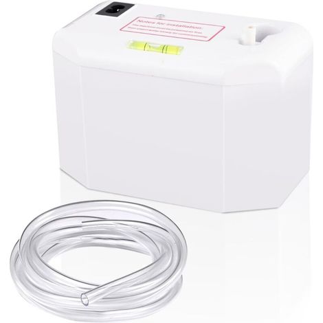 Pompe à condensat 24L/H Système de relevage de condensat avec alarme de débordement, tuyau de 5 m, réservoir d'eau de 200 ml, pour les systèmes de climatisation d'une puissance de 8 kW (1/5)