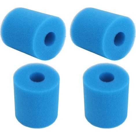 Reusable and washable pool filter sponge, TYPE H swimming foam for pools, 4 pieces (1/5)