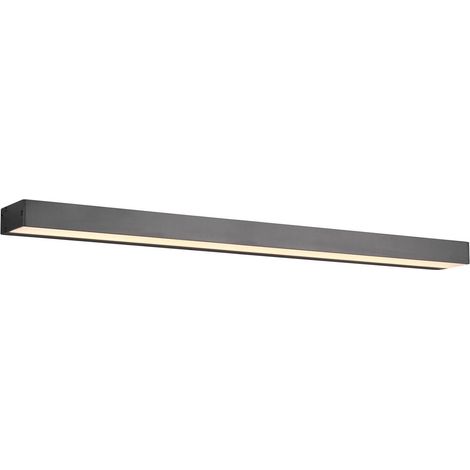 Applique da Interno a LED in Alluminio Nero Opaco (1/5)