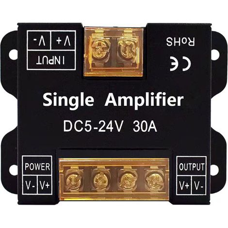 Monochrome LED amplifier, single-channel amplifier, LED amplifier, signal amplifier.