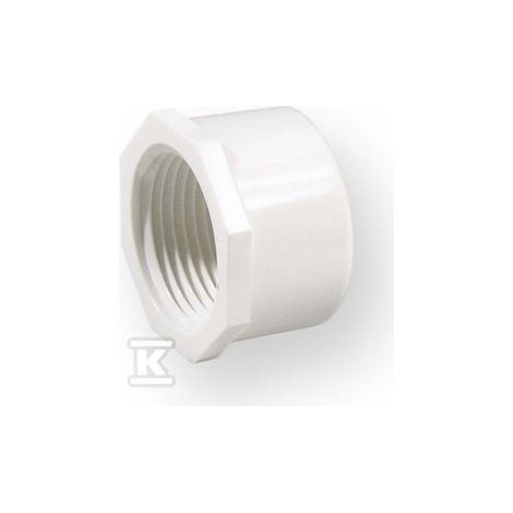 Tappo terminale con filettatura femmina GW PVC 3/4
