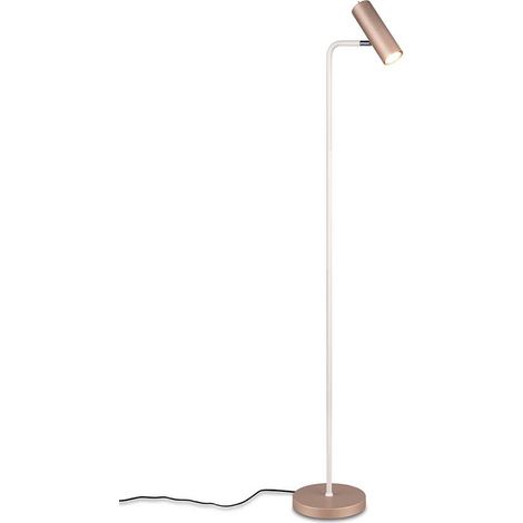 Stehlampe Standleuchte Beistelllampe Wohnzimmerleuchte beweglich coffee H 151 cm