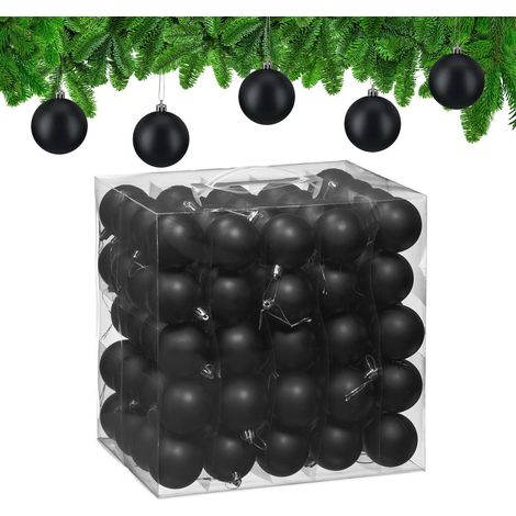 Juego de bolas navideñas mate, 100 piezas