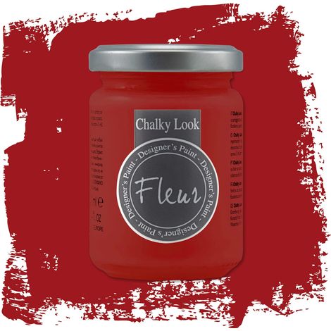 Fleur - Colori a base minerale - Fleur chalky look - effetto gesso 130 ml - scegli il colore / -/F36 Cherry Lips (1/5)