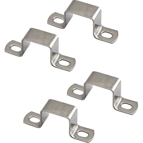 Stück 304 Edelstahl U-förmige Vierkantrohrschellen 70 x 70 mm