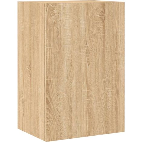 Mobile TV Parete Rovere Sonoma 40,5x30x60 cm Legno Multistrato vidaXL (1/5)