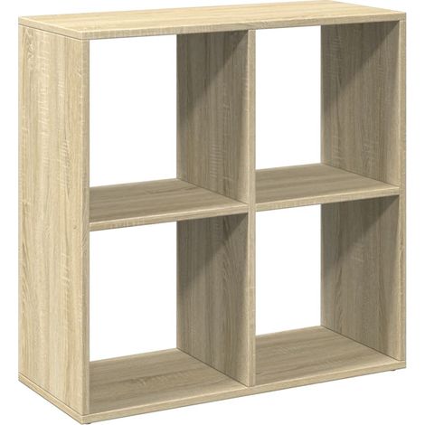 Maison Exclusive - Raumteiler-Bücherregal Sonoma-Eiche 69,5x29x69