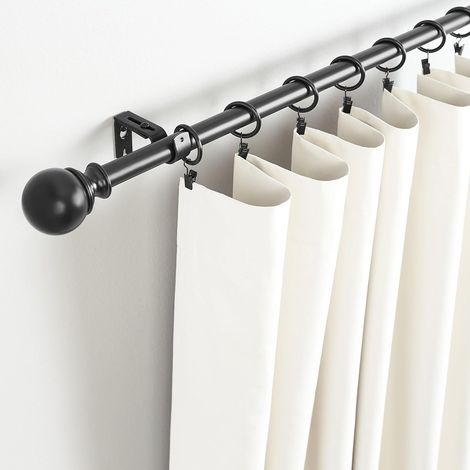 Lot de 2 supports muraux réglables, noir