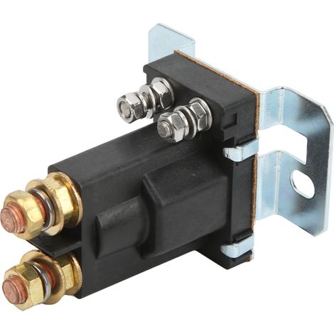 Relais de démarreur 24 V 500 A, cuivre rouge, courant élevé, normalement ouvert, pour chariots élévateurs, ingénierie, automobile, systèmes multi-batteries (1/5)