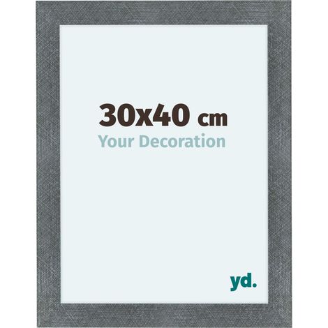 yd. - Cadre photo 30x40 - Fer Patine - MDF - Como (1/5)