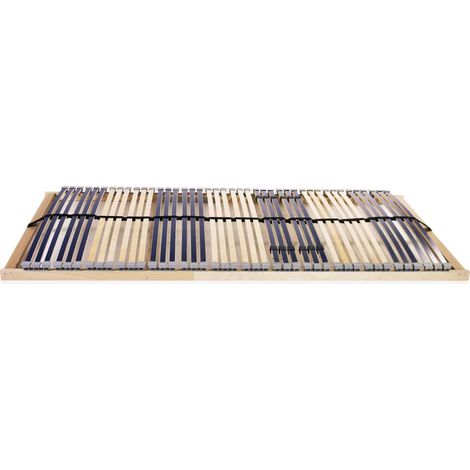 vidaXL Rete a Doghe 7 Zone senza Materasso con 42 Doghe 120x200 cm
