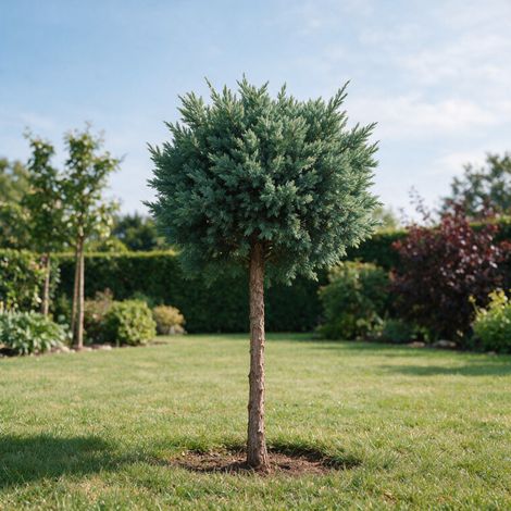 Genévrier écailleux Blue Star - Juniperus squamata Blue Star Hauteur de tige 60cm Pot 11L (1/4)