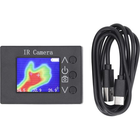 Imageur thermique portatif 32x24, capteur infrarouge, caméra d'imagerie TFT 1.8 pouces pour l'inspection des composants (1/5)