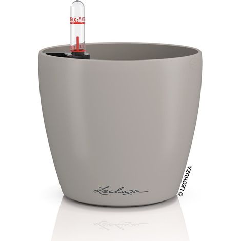 LECHUZA® Pflanzgefäße CLASSICO Color 12 Sandbraun All-in-One (1/3)