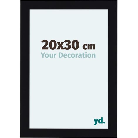 yd. - Cadre photo 20x30 - Noir Brillant - MDF - Como (1/5)