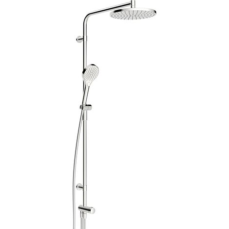 Hansa Viva - Duschset ohne Armatur, Durchmesser 25 cm, 3 Strahlarten, Chrom 44180300 (1/3)