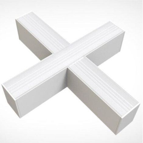Connecteur 15W pour Luminaire Suspendu Interconnectable en X BLANC - SILAMP (1/2)