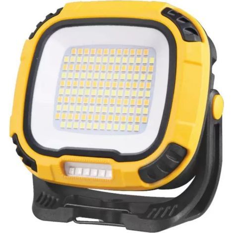Lampes de travail portables rechargeables de 30 W, 2000 lm, lampes de travail LED rechargeables avec 3 températures de couleur et 4 niveaux de luminosité et aspiration super magnétique pour (1/5)