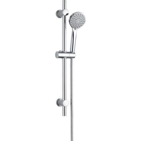 Deante Ensemble de Douche 5 Fonctions - Chromé - Anti-calcaire - Design Moderne et Élégant