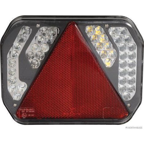 Faro posteriore combinato herthbuss rosso 25 5 cm profondità