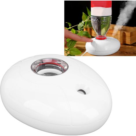 Miniatur-USB-Tischluftbefeuchter mit anpassbarer Wasserflasche, tragbar und leise für Zuhause, Büro und Schlafzimmer - Großes Fassungsvermögen, gleichmäßige Diffusion, Kunststoffmaterial, Durchmesser (1/5)