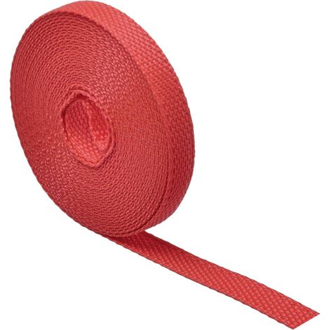 Schellenberg 46008 Cintino avvolgibili 14 mm x 6 m-Sistema Mini, Cinghia tapparella Rosso (1/4)