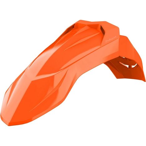 Guardabarros delantero universal Polisport Supermoto naranja duradero