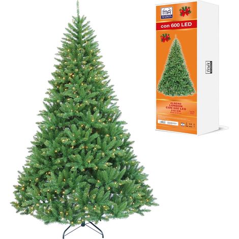 MA MAISON ALBERO LONDON DA 210 CM CON 600 LUCI LED COLORE VERDE (1/5)