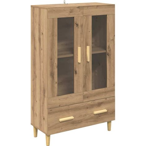 Alacena Roble artesanal 70 x 31 x 115 cm Madera contrachapada vidaXL